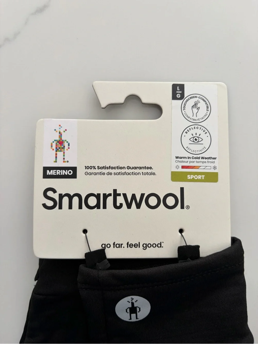SmartWool L Merino Sport Fleece Wind Training Gloves - Merino Wool NWT
